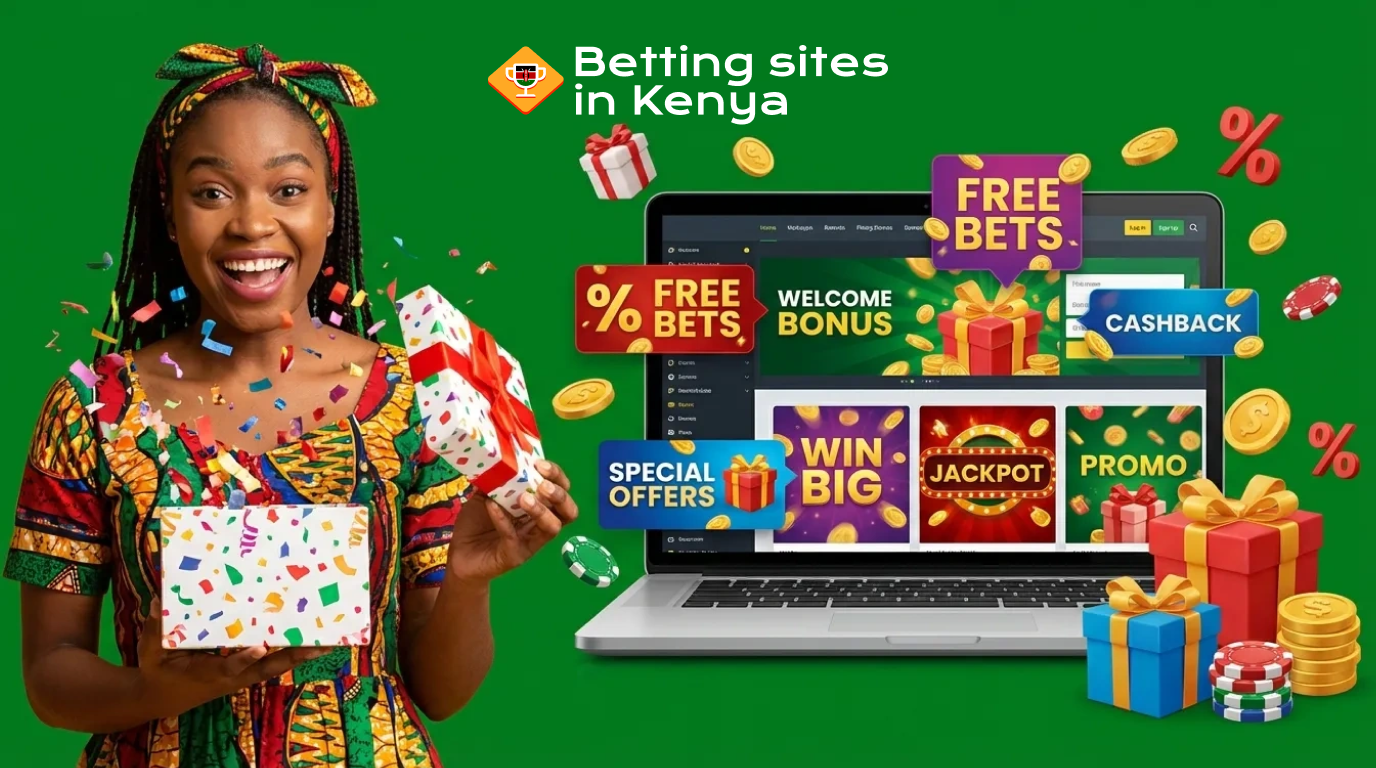 Betting sites in Kenya offer bonuses ranging from welcome bonuses and free bets to cashback, enhanced odds, and loyalty programs